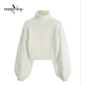 Cropped Sweater At Snapsstop