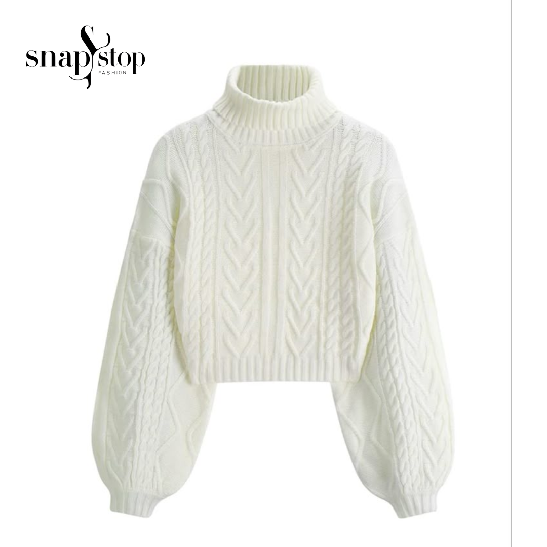Cropped Sweater At Snapsstop