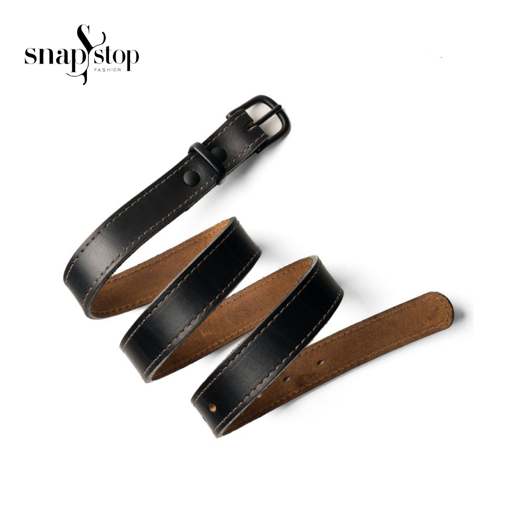 Leather Belt At Snapsstop
